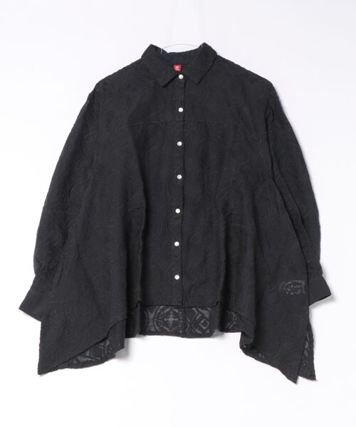 チャイハネ(チャイハネ)の「【チャイハネ】トウレカ刺繍シャツ(シャツ/ブラウス・レディース・ブラック/ブルー/ホワイト/オレンジ・FREE)」の3枚目の写真