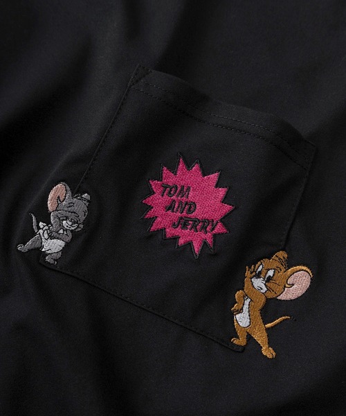 Tom&Jerry(トムアンドジェリー)の「【71】【TOM&JERRY/トムとジェリー】「さかな」コットンライク ポリエステルドライ ポケット刺繍 バックプリント クルーネックTシャツ/吸水速乾/UVカット/ユニセックス/レディース/メンズ(Tシャツ/カットソー・レディース・ホワイト系1/ホワイト系/ホワイト系5/ホワイト系3/グレー系/ブラック系2/グレー系1/ブラック系1/ホワイト系4/ブラック系/グレー系2/ホワイト系2・M/XL/L)」の20枚目の写真