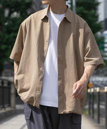 ITEMS URBANRESEARCH（アイテムズ アーバンリサーチ）の「『接触冷感/イージーケア/吸水速乾/撥水/防汚』高機能シアサッカー サイドストレージシャツ(楽着シリーズ)（シャツ/ブラウス）」