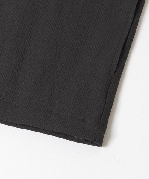 ITEMS URBANRESEARCH（アイテムズ アーバンリサーチ）の「『接触冷感/イージーケア/吸水速乾/撥水/防汚』高機能シアサッカー サイドストレージシャツ(楽着シリーズ)（シャツ/ブラウス・メンズ・ベージュ/ブラック/ライトブルー・MEDIUM/LARGE）」の11枚目の写真