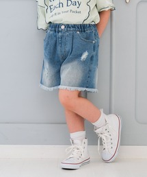 LEPSIM（レプシィム）の「【KIDS】フリンジデニムショートパンツ　666299（デニムパンツ）」