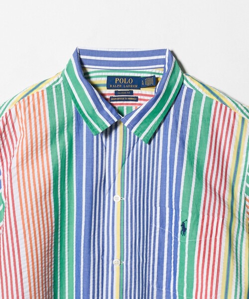 UNITED ARROWS & SONS（ユナイテッドアローズアンドサンズ）の「＜POLO RALPH LAUREN＞ sucker Camp Shirt/ショートスリーブシャツ（シャツ/ブラウス・メンズ・その他1・L/M）」の5枚目の写真