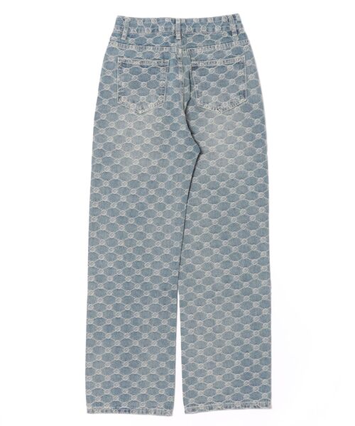 L LABEL（エルラベル）の「モノグラムバレルデニムパンツ（デニムパンツ・レディース・インディゴブルー・M-L/S-M）」の10枚目の写真