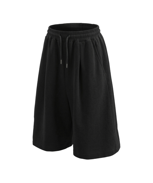 PRINOAR(プリノア)の「シングルプリーツバミューダショーツ - ブラック(その他パンツ・レディース・ブラック・SMALL/MEDIUM/LARGE)」の1枚目の写真