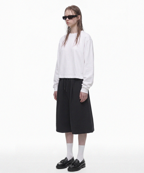 PRINOAR(プリノア)の「シングルプリーツバミューダショーツ - ブラック(その他パンツ・レディース・ブラック・SMALL/MEDIUM/LARGE)」の6枚目の写真