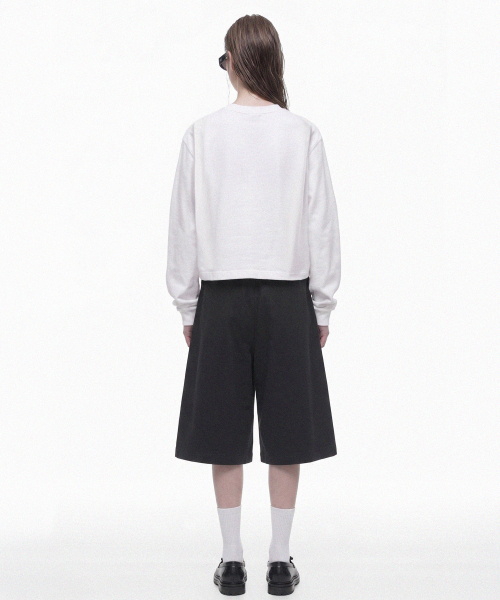 PRINOAR(プリノア)の「シングルプリーツバミューダショーツ - ブラック(その他パンツ・レディース・ブラック・SMALL/MEDIUM/LARGE)」の7枚目の写真