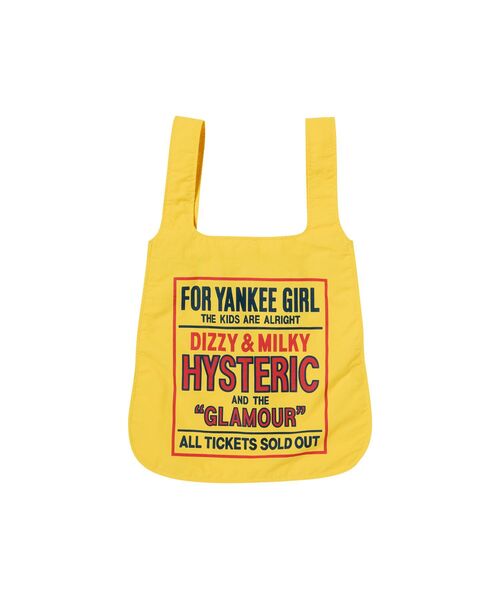 HYSTERIC GLAMOUR（ヒステリックグラマー）の「DIZZY＆MILKY 2WAYトートバッグ（トートバッグ・レディース・ブラック/イエロー・FREE）」の2枚目の写真