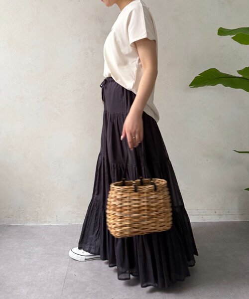 Jena espace merveilleux(ジェナ エスパスメルヴェイユ)の「コンパクトロゴカットソー(Tシャツ/カットソー・レディース・アイボリー/ライトグレー/ブラック/ブルー・FREE)」の17枚目の写真