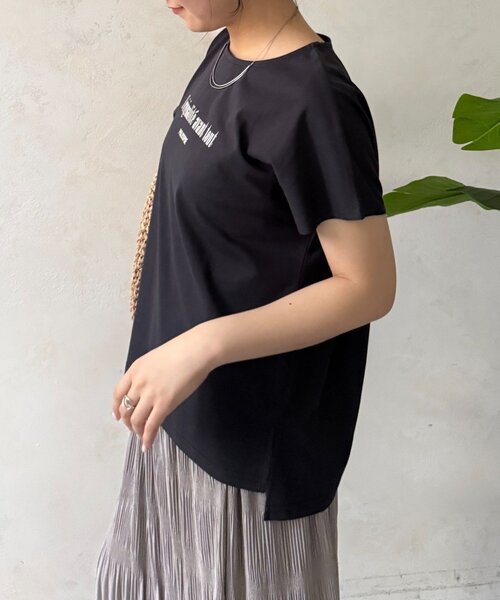 Jena espace merveilleux(ジェナ エスパスメルヴェイユ)の「コンパクトロゴカットソー(Tシャツ/カットソー・レディース・アイボリー/ライトグレー/ブラック/ブルー・FREE)」の22枚目の写真