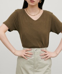 LARUTA | 【LARUTA】前後2WAY半袖ZIPカットソー(Tシャツ/カットソー)