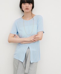 LARUTA | 【LARUTA】前後2WAY半袖ZIPカットソー(Tシャツ/カットソー)