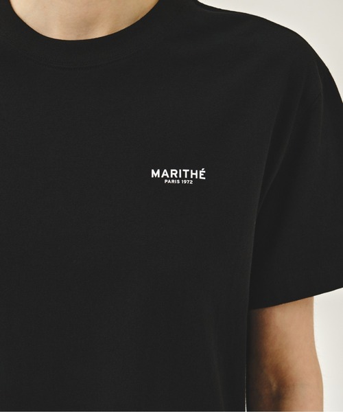 MARITHE + FRANCOIS GIRBAUD(マリテフランソワジルボー)の「SMALL REGULAR LOGO TEE(Tシャツ/カットソー・レディース・ストライプ/チャコール/ホワイト/ブラック/カーキ・LARGE/X-LARGE/SMALL/MEDIUM)」の18枚目の写真