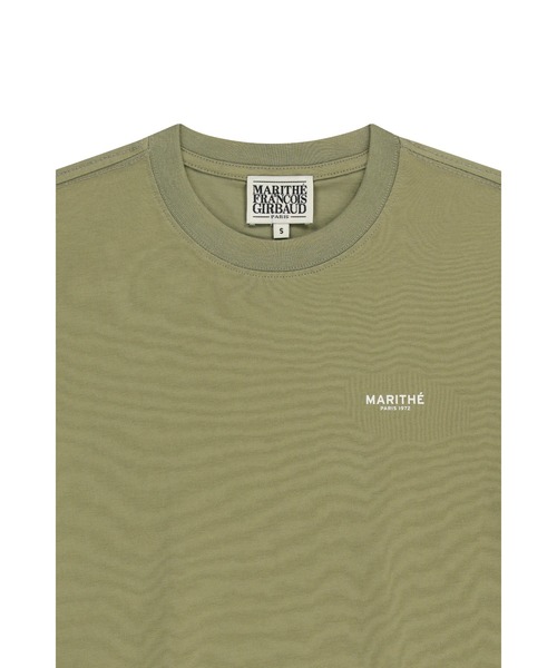 MARITHE + FRANCOIS GIRBAUD(マリテフランソワジルボー)の「SMALL REGULAR LOGO TEE(Tシャツ/カットソー・レディース・ストライプ/チャコール/ホワイト/ブラック/カーキ・LARGE/X-LARGE/SMALL/MEDIUM)」の12枚目の写真
