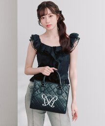 OLIVE des OLIVE | Aimerianejoieキルティングミニトートバッグ(ショルダーバッグ)