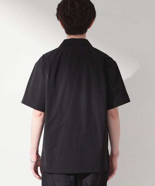 THE SHOP TK （ザ ショップ ティーケー ）の「【KURO】 ポリバレント半袖シャツ 接触冷感/UVカット/洗濯機OK（シャツ/ブラウス・メンズ・ブラック・01/02/03/04）」の8枚目の写真