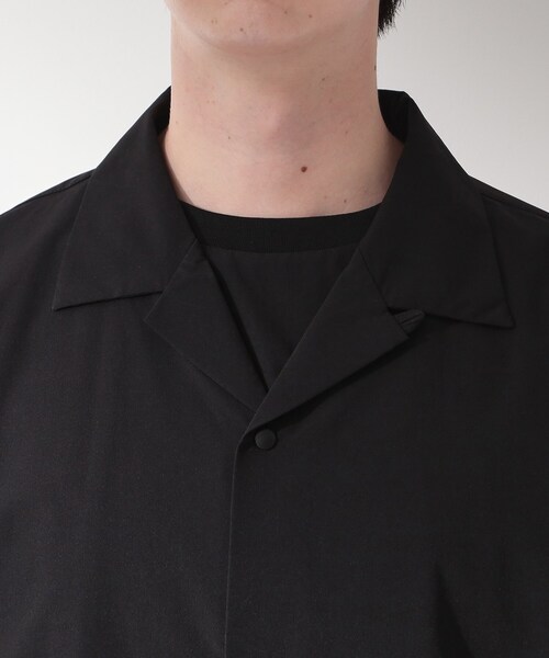 THE SHOP TK （ザ ショップ ティーケー ）の「【KURO】 ポリバレント半袖シャツ 接触冷感/UVカット/洗濯機OK（シャツ/ブラウス・メンズ・ブラック・01/02/03/04）」の9枚目の写真