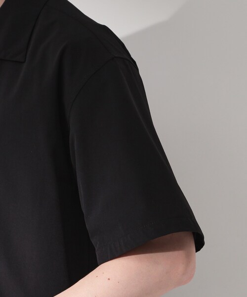 THE SHOP TK （ザ ショップ ティーケー ）の「【KURO】 ポリバレント半袖シャツ 接触冷感/UVカット/洗濯機OK（シャツ/ブラウス・メンズ・ブラック・01/02/03/04）」の10枚目の写真