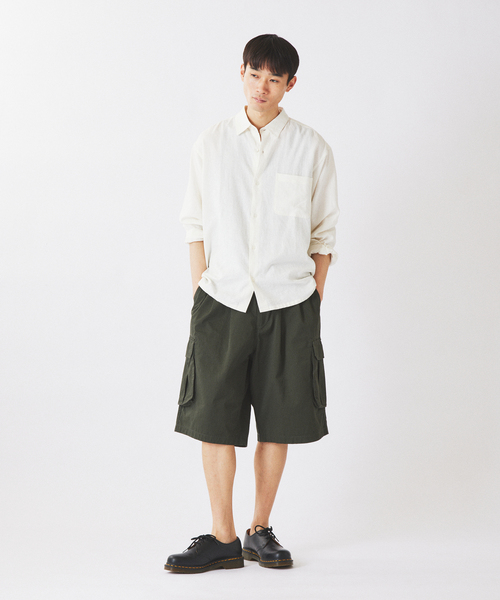 JOURNAL STANDARD relume(ジャーナルスタンダード レリューム)の「”Relume” イージー カーゴ ショーツ(その他パンツ・メンズ・グレー/カーキ/ブラック・LARGE/MEDIUM)」の4枚目の写真