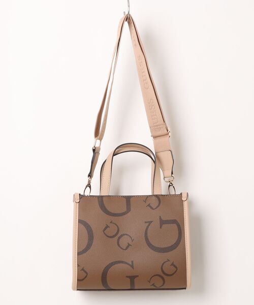 Guess（ゲス）の「【GUESS】ゲス JACKIE MINI SMALL TOTE トートバッグ（トートバッグ・レディース・ブラック系その他/ブラウン系その他・FREE）」の3枚目の写真