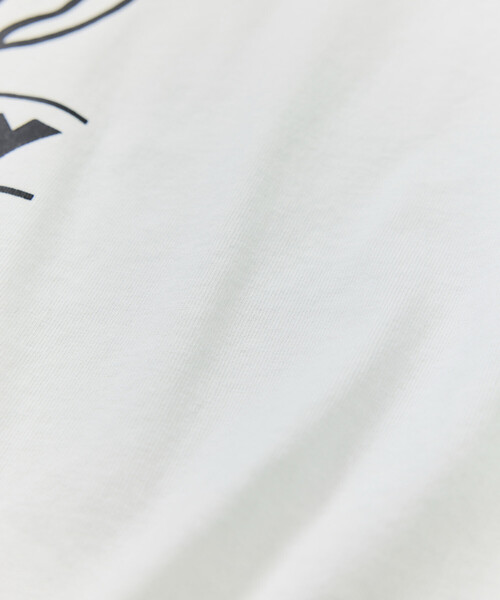 kaoyorinakami(カオヨリナカミ)の「kaoyorinakami × FREAK'S STORE/カオヨリナカミ 別注 ピースボーイ Tee(Tシャツ/カットソー・メンズ・イエロー/オフホワイト/チャコールグレー・MEDIUM/LARGE/SMALL)」の12枚目の写真