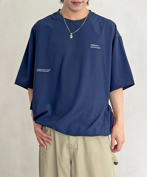 CPCM(シーピーシーエム)の「【AIRHOLE】サイドポケプルオーバー(Tシャツ/カットソー・メンズ・オレンジ/ライム/ブラック/グリーン/アイボリー/ネイビー・MEDIUM/LARGE/SMALL)」の6枚目の写真