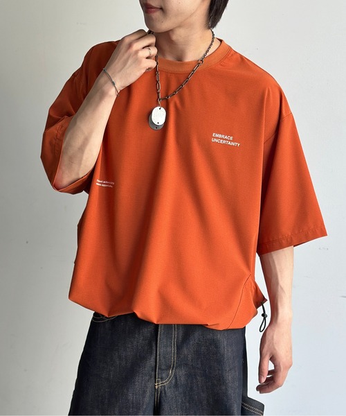 CPCM(シーピーシーエム)の「【AIRHOLE】サイドポケプルオーバー(Tシャツ/カットソー・メンズ・オレンジ/ライム/ブラック/グリーン/アイボリー/ネイビー・MEDIUM/LARGE/SMALL)」の22枚目の写真