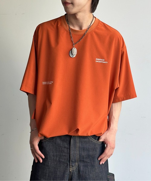 CPCM(シーピーシーエム)の「【AIRHOLE】サイドポケプルオーバー(Tシャツ/カットソー・メンズ・オレンジ/ライム/ブラック/グリーン/アイボリー/ネイビー・MEDIUM/LARGE/SMALL)」の21枚目の写真