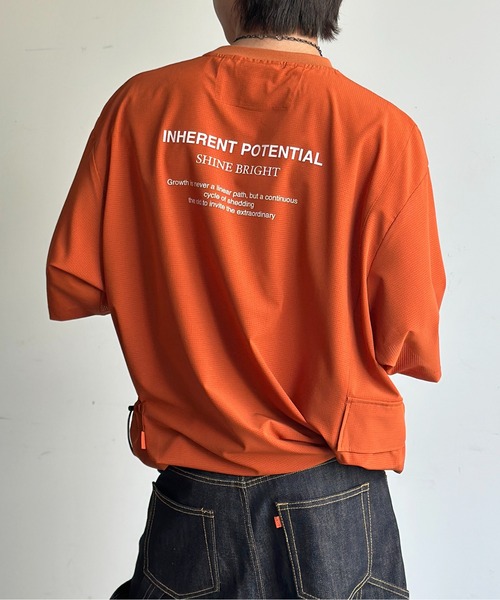CPCM(シーピーシーエム)の「【AIRHOLE】サイドポケプルオーバー(Tシャツ/カットソー・メンズ・オレンジ/ライム/ブラック/グリーン/アイボリー/ネイビー・MEDIUM/LARGE/SMALL)」の19枚目の写真