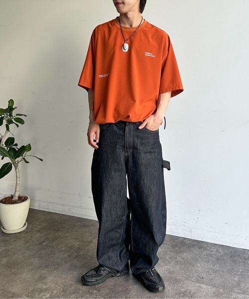 CPCM(シーピーシーエム)の「【AIRHOLE】サイドポケプルオーバー(Tシャツ/カットソー・メンズ・オレンジ/ライム/ブラック/グリーン/アイボリー/ネイビー・MEDIUM/LARGE/SMALL)」の16枚目の写真