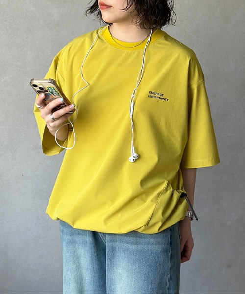 CPCM(シーピーシーエム)の「【AIRHOLE】サイドポケプルオーバー(Tシャツ/カットソー・メンズ・オレンジ/ライム/ブラック/グリーン/アイボリー/ネイビー・MEDIUM/LARGE/SMALL)」の13枚目の写真