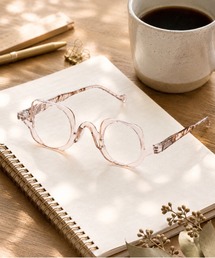 MILLION CARATS（ミリオンカラッツ）の「【UV400カット・ブルーライトカット・(老眼鏡は+1.5展開)】《tool》- EYEGLASSWEAR -掛けても置いても様になる、おしゃれなデザインアイグラス（メガネ）」