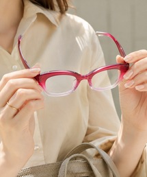 MILLION CARATS（ミリオンカラッツ）の「【UV400カット・ブルーライトカット・(老眼鏡は+1.5展開)】《tool》- EYEGLASSWEAR -掛けても置いても様になる、おしゃれなデザインアイグラス（メガネ）」