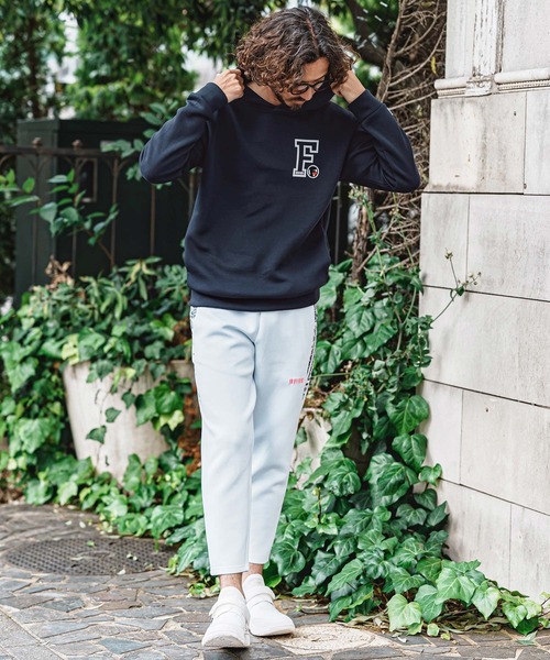 felkod（フィルコッド）の「mpa4154- Chenille Patch Scuba Hoodie フードパーカー(F26A240)（パーカー・メンズ・トップグレー/ネイビー/ブラック・S/M/L/XL）」の11枚目の写真