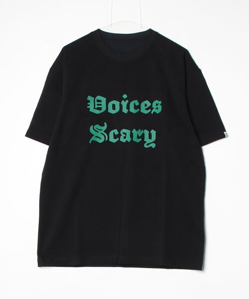 FIGURE（フィギュア）の「S/S PRINT TEE (VOICES SCARY) HN0261-CT0011（Tシャツ/カットソー・メンズ・グリーン/ブラック/ホワイト/チャコールグレー・X-LARGE/MEDIUM/LARGE）」の4枚目の写真