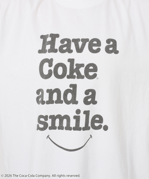 GOOD ROCK SPEED（グッドロックスピード）の「《追加》別注【GOOD ROCK SPEED】コカ・コーラTEE（Tシャツ/カットソー・レディース・ホワイト系その他/ホワイト・FREE）」の9枚目の写真