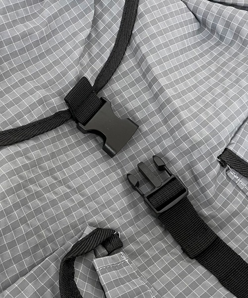 CRB(シーアールビー)の「チェック柄リュックサック(バックパック/リュック・レディース・グレー/ブラウン/ブラック/カーキ・F)」の19枚目の写真