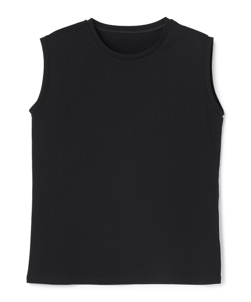 ATS(エーティーエス)の「USAコットンノースリーブTシャツ(Tシャツ/カットソー・レディース・ブラック/ホワイト・M)」の11枚目の写真