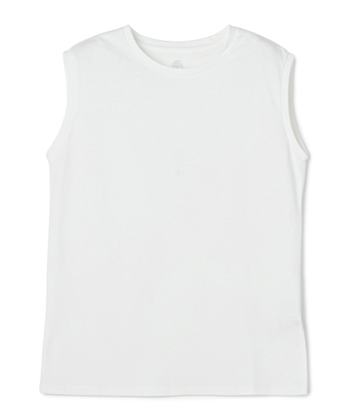 ATS(エーティーエス)の「USAコットンノースリーブTシャツ(Tシャツ/カットソー・レディース・ブラック/ホワイト・M)」の13枚目の写真