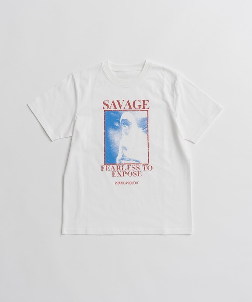 PRANK PROJECT（プランクプロジェクト）の「【2026Summer Pre-Order】SAVEGE Tシャツ / SAVEGE T-shirt（Tシャツ/カットソー・レディース・ホワイト/チャコールグレー・FREE）」の10枚目の写真