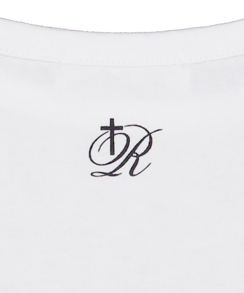 runningHIGH(ランニングハイ)の「【runningHIGH】LACE RAGLAN H/S TEE / 【ランニングハイ】レースラグラン半袖Tシャツ(Tシャツ/カットソー・レディース・ホワイト/ブラック・ONE SIZE)」の16枚目の写真