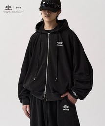 UMBRO（アンブロ）の「【UMBRO for Lui's】FADE VOLUME SWEAT ZIP HOODIE   フェードボリュームスウェットジップパーカー（パーカー）」