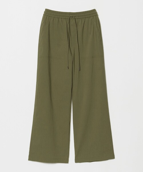 green label relaxing（グリーンレーベルリラクシング）の「［size SHORT/TALLあり］オルマイ LI/MIX ベイカー パンツ 2（その他パンツ・レディース・その他1/オリーブ/ブラック/オフホワイト・SHORT/36/TALL/34/42/40/38）」の16枚目の写真