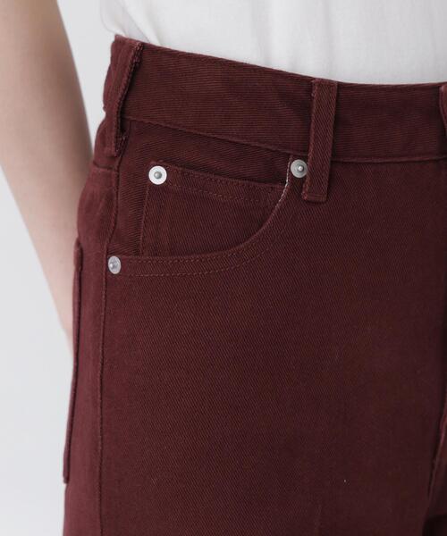 NATURAL BEAUTY BASIC(ナチュラルビューティーベーシック)の「セミフレアツイルパンツ(その他パンツ・レディース・ダークブラウン・SMALL/X-SMALL/MEDIUM)」の16枚目の写真