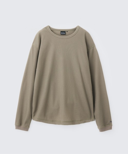 WILD THINGS(ワイルドシングス)の「ポーラテック ワッフル L/S TEE│POLARTEC WAFFLE L/S TEE(Tシャツ/カットソー・メンズ・ホワイト/ブラック/カーキ・S/M/L/XL)」の3枚目の写真