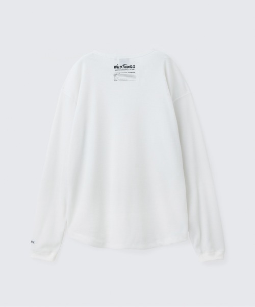 WILD THINGS(ワイルドシングス)の「ポーラテック ワッフル L/S TEE│POLARTEC WAFFLE L/S TEE(Tシャツ/カットソー・メンズ・ホワイト/ブラック/カーキ・S/M/L/XL)」の10枚目の写真