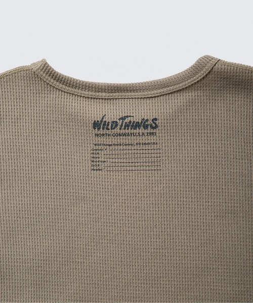 WILD THINGS(ワイルドシングス)の「ポーラテック ワッフル L/S TEE│POLARTEC WAFFLE L/S TEE(Tシャツ/カットソー・メンズ・ホワイト/ブラック/カーキ・S/M/L/XL)」の12枚目の写真