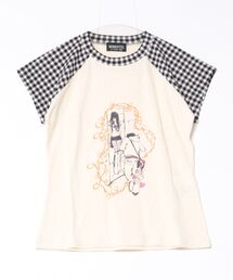 L.H.P | MOMENTEL/モーメンタル/Love Story Check Tee(Tシャツ/カットソー)
