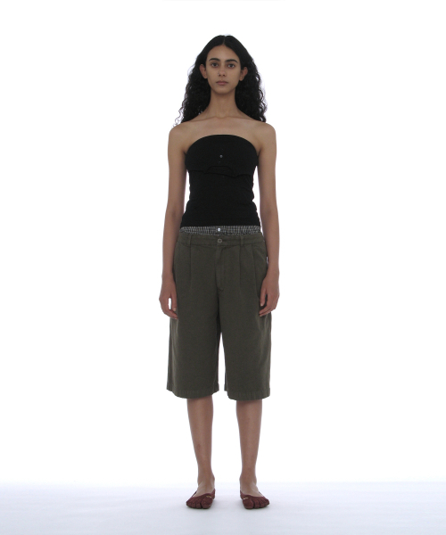 PARTIMENTO WOMEN(パルティメントウィメン)の「ディコンストラクテッドストラップレストップ_ブラック(Tシャツ/カットソー・レディース・その他・SMALL/MEDIUM/LARGE)」の3枚目の写真