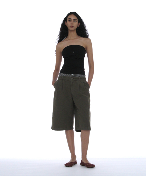 PARTIMENTO WOMEN(パルティメントウィメン)の「ディコンストラクテッドストラップレストップ_ブラック(Tシャツ/カットソー・レディース・その他・SMALL/MEDIUM/LARGE)」の6枚目の写真