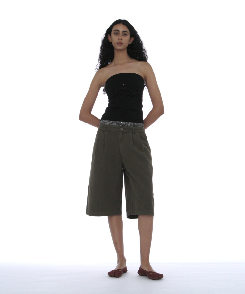 PARTIMENTO WOMEN(パルティメントウィメン)の「ディコンストラクテッドストラップレストップ_ブラック(Tシャツ/カットソー・レディース・その他・SMALL/MEDIUM/LARGE)」の8枚目の写真